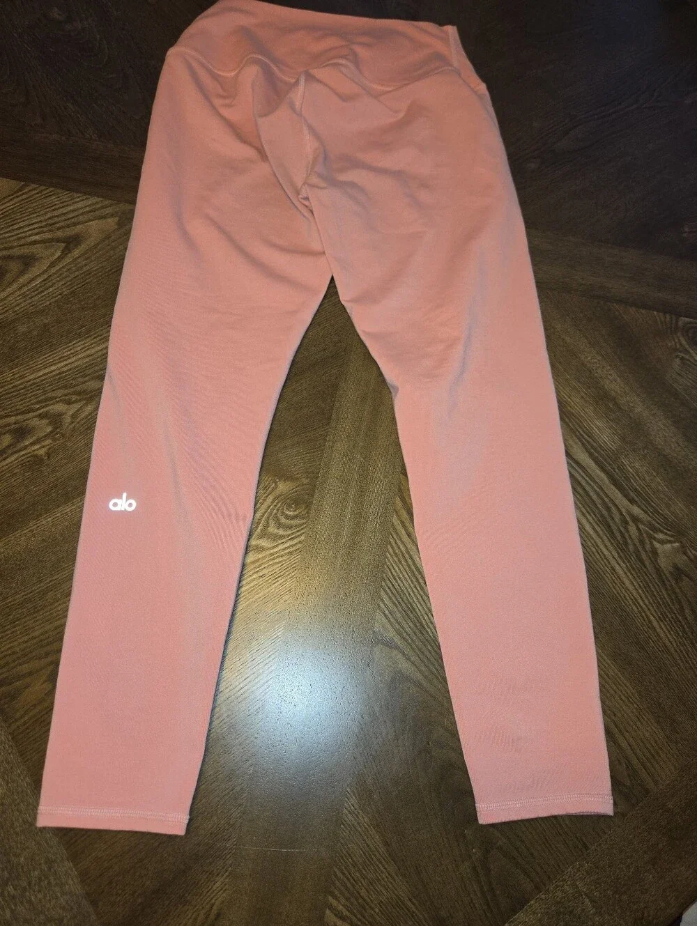 Alo Yoga High Waist Airbrush 7/8 Length Legging in Strawberry Lemonade sz MEDIUM